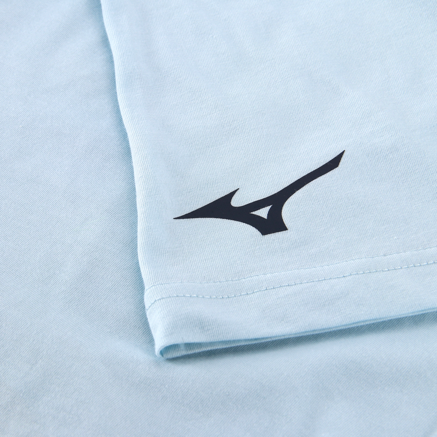 Mizuno S.S. Lazio Cotton T Shirt 2 Ice Blue